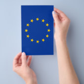 Europäische Gewerkschaft EU-Flagge Flyer (Handgriff)