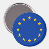 Europäische Gewerkschaft EU-Flagge Magnet (Vorderseite/Rückseite)