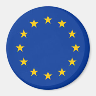 Europäische Gewerkschaft EU-Flagge Magnet