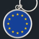 Europäische Gewerkschaft EU-Flagge Schlüsselanhänger<br><div class="desc">Blaue Flagge mit gelben Sternen. Offizielle Flagge der Europäischen Gewerkschaft. Große Geschenke und Waren unter der Flagge der EU.</div>