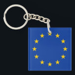 Europäische Gewerkschaft EU-Flagge Schlüsselanhänger<br><div class="desc">Blaue Flagge mit gelben Sternen. Offizielle Flagge der Europäischen Gewerkschaft. Große Geschenke und Waren unter der Flagge der EU.</div>