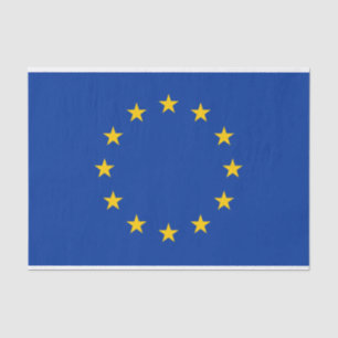 Europäische Gewerkschaft EU-Flaggengeschenkpapier Seidenpapier