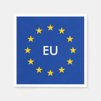 Europäische Gewerkschaft EU-Flaggenpapier-Party-Se Serviette