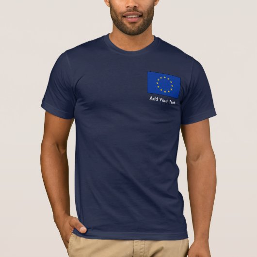 Europäische Gewerkschaft - EU kennzeichnen T-Shirt (Vorderseite)