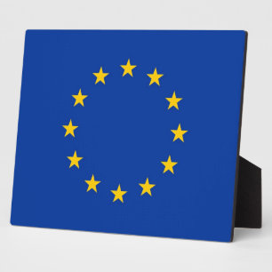 Europäische Gewerkschaft-Flag-Plaque Fotoplatte