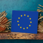 Europäische Gewerkschaft-Flag-Plaque Fotoplatte (Seite)