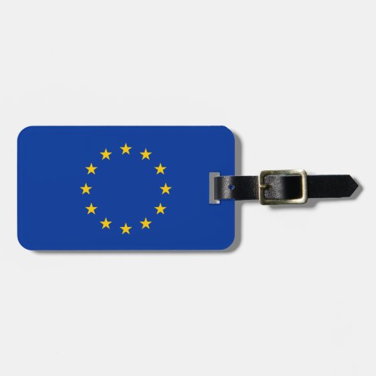 Europäische Gewerkschaft - Gepäckmarke Gepäckanhänger (Vorderseite horizontal)