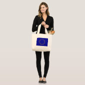 Europäische Gewerkschaft Jumbo Stoffbeutel (Vorderseite (Model))
