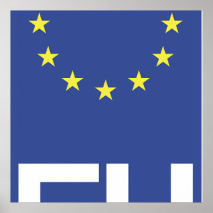 Europäische Gewerkschaft Poster