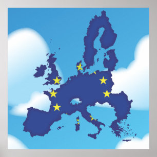 Europäische Gewerkschaft Poster