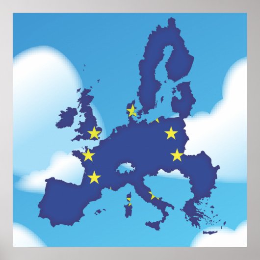 Europäische Gewerkschaft Poster (Vorne)
