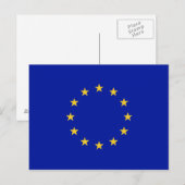 Europäische Gewerkschaft Postkarte (Vorne/Hinten)