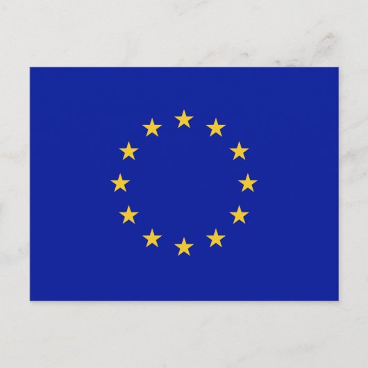Europäische Gewerkschaft Postkarte (Vorderseite)