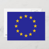 Europäische Gewerkschaft Postkarte (Vorne/Hinten)