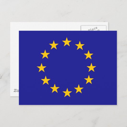 Europäische Gewerkschaft Postkarte (Vorne/Hinten)