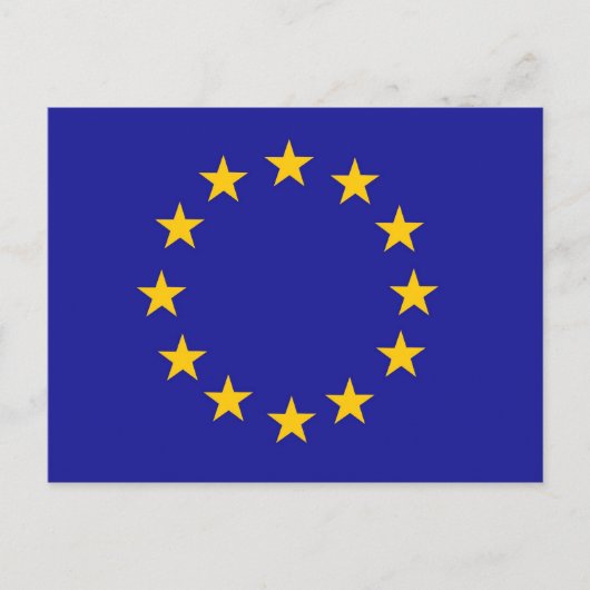 Europäische Gewerkschaft Postkarte (Vorderseite)