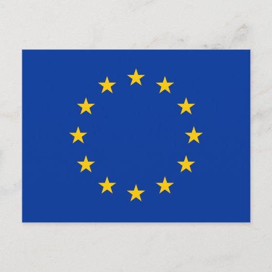 Europäische Gewerkschaft Postkarte (Vorderseite)