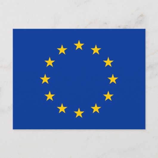 Europäische Gewerkschaft Postkarte (Vorderseite)