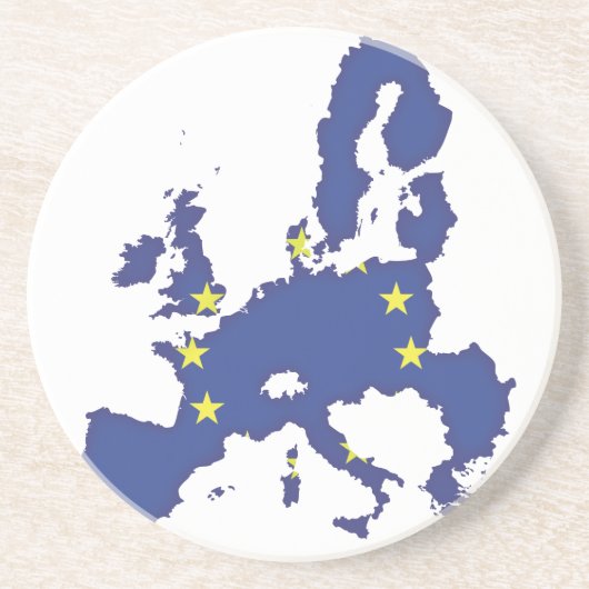 Europäische Gewerkschaft Sandstein Untersetzer (Vorne)