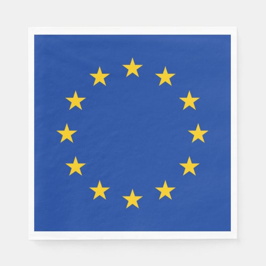 Europäische Gewerkschaft Serviette (Vorderseite)