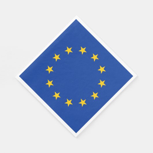 Europäische Gewerkschaft Serviette (Ecke)