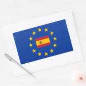 Europäische Gewerkschaft Spanien Rechteck Aufklebe Rechteckiger Aufkleber (Umschlag)