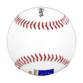 Europäische Gewerkschaft und EU-Flagge Personalisi Baseball (Rückseite)