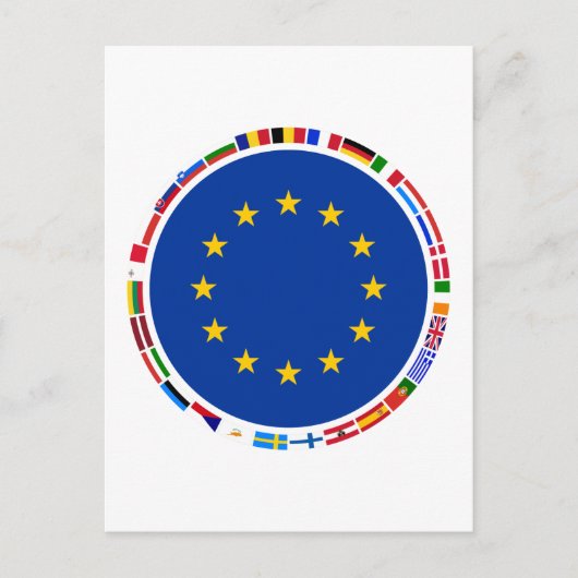 Europäische Gewerkschaften Postkarte (Vorderseite)