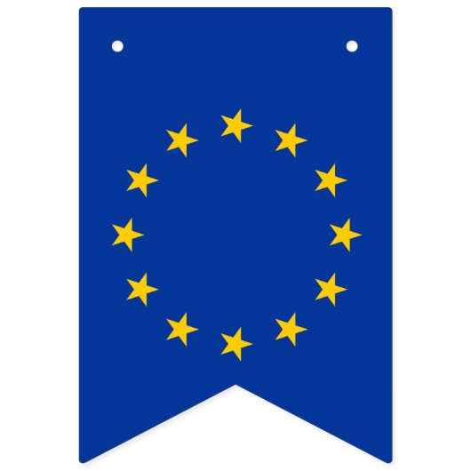 Europäische Gewerkschafts-britisches Wimpelkette (Erste Fahne)