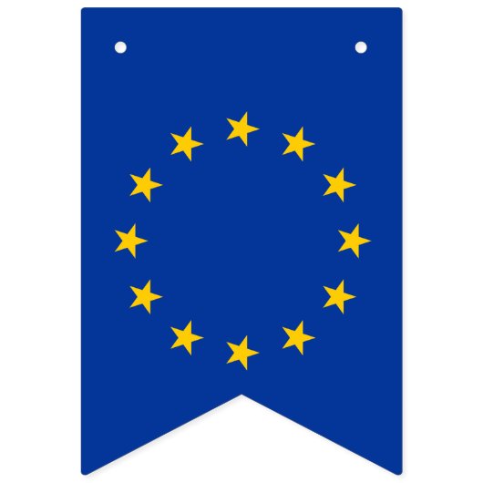 Europäische Gewerkschafts-britisches Wimpelkette (Dritte Fahne)