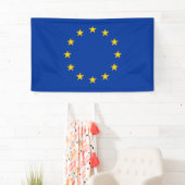 Europäische Gewerkschafts-Flagge E. - Banner (Insitu)