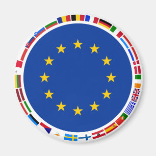 Europäische Gewerkschafts-Flaggen Magnet