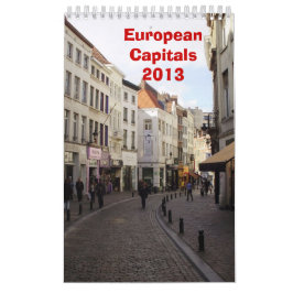 Europäische Hauptstädte - 2013 Kalender