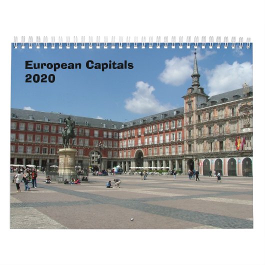 Europäische Hauptstädte - 2020 Kalender (Titelbild)