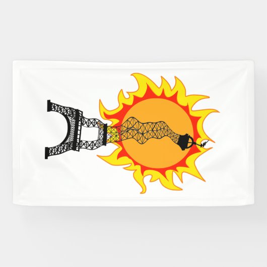 Europäische Hitzewelle Banner (Horizontal)