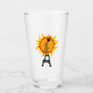 Europäische Hitzewelle Glas