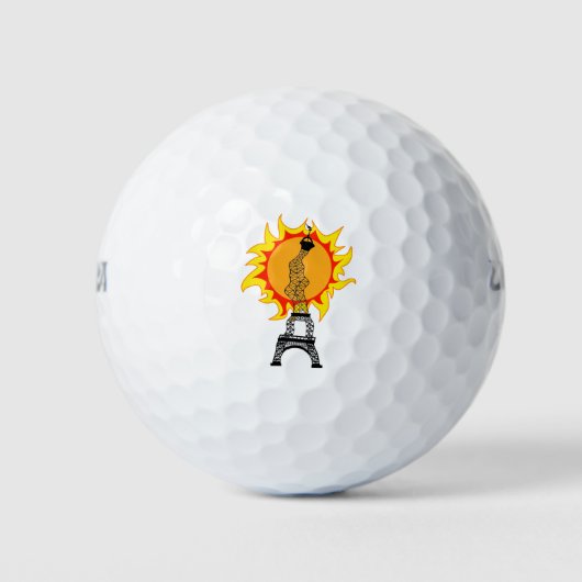 Europäische Hitzewelle Golfball (Vorderseite)