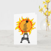 Europäische Hitzewelle Karte (Gelbe Blume)