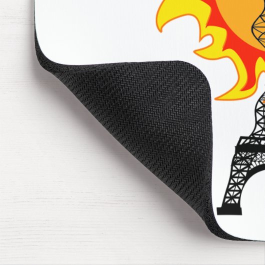 Europäische Hitzewelle Mousepad (Ecke)