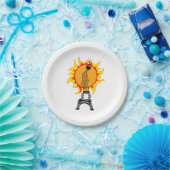 Europäische Hitzewelle Pappteller (Party)