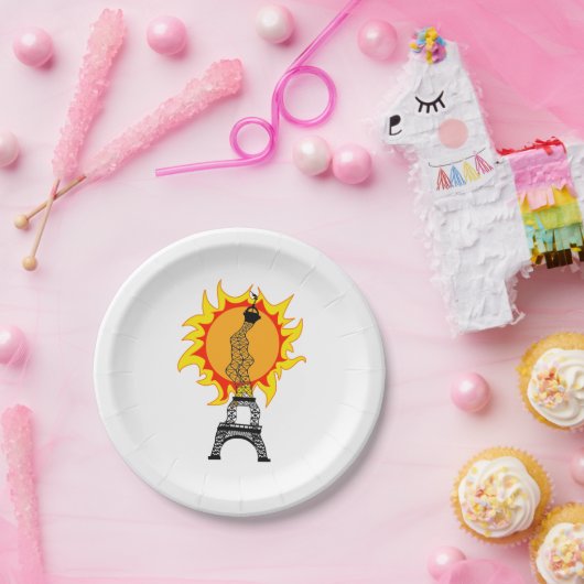 Europäische Hitzewelle Pappteller (Party)