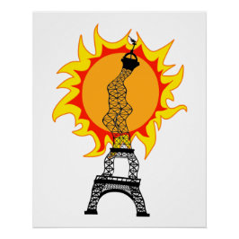 Europäische Hitzewelle Poster