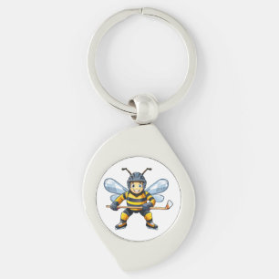 Europäische Honigbiene (Apis mellifera) Schlüsselanhänger