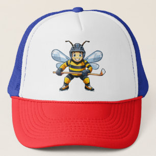 Europäische Honigbiene (Apis mellifera) Truckerkappe