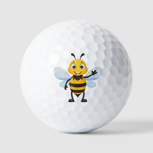 Europäische Honigbiene Golfball (Vorderseite)