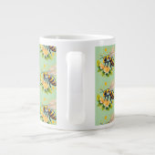 Europäische Honigbiene Jumbo-Tasse (Rückseite)