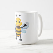 Europäische Honigbiene Kaffeetasse (VorderseiteRechts)