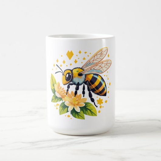 Europäische Honigbiene Kaffeetasse (Mittel)