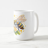 Europäische Honigbiene Kaffeetasse (VorderseiteRechts)