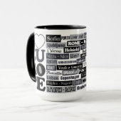 Europäische individuelle Name-Tasse Tasse (Vorderseite Links)